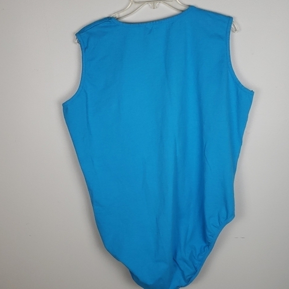 ULLA Popken Tank Body Suit Turquoise 24/26 EUC - Picture 2 of 11